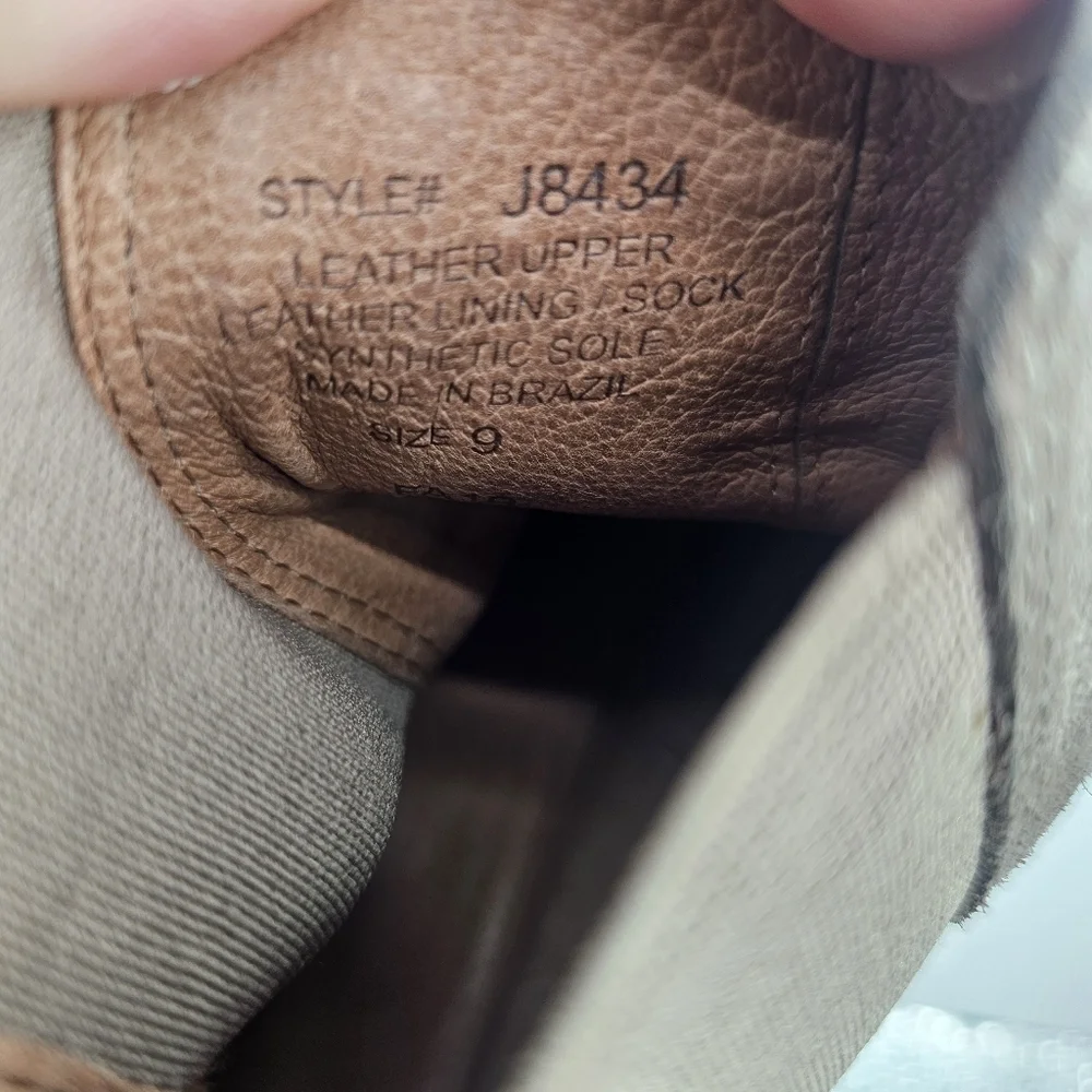 Madewell Taupe Leather Regan Boot in Suede Women's Size 9